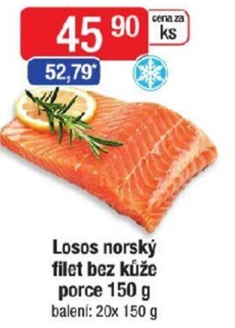 Qanto Losos norský filet bez kůže porce 150 g nabídka