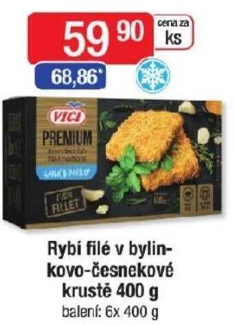 Qanto Rybí filé v bylin-kovo-česnekové krustě 400 g nabídka