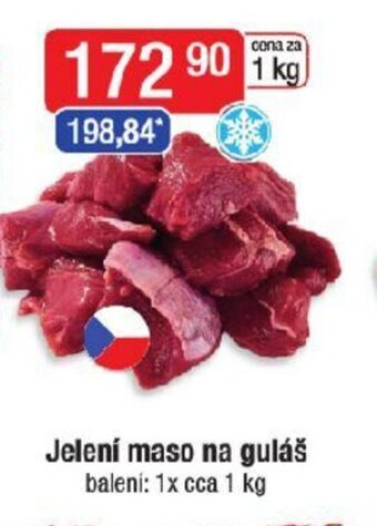 Qanto Jelení maso na guláš nabídka