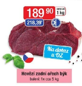 Qanto Hovězí zadní ořech býk nabídka