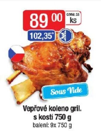 Qanto Vepřové koleno gril. s kosti 750 g nabídka