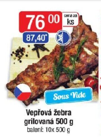 Qanto Vepřová žebra grilovaná 500 g nabídka
