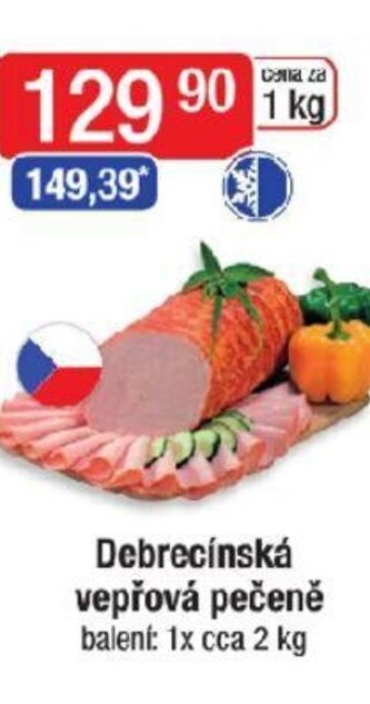 Qanto Debrecínská vepřová pečeně nabídka