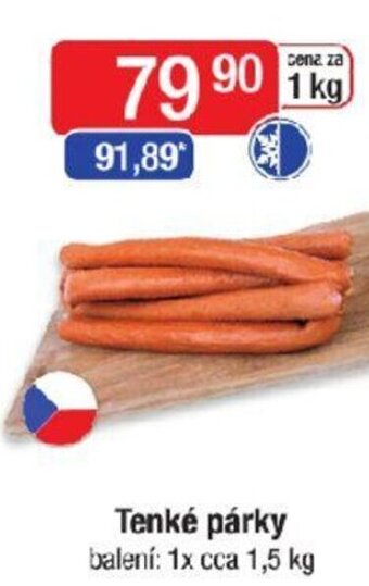 Qanto Tenké párky nabídka