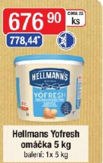 Qanto Hellmans Yofresh omáčka 5 kg nabídka