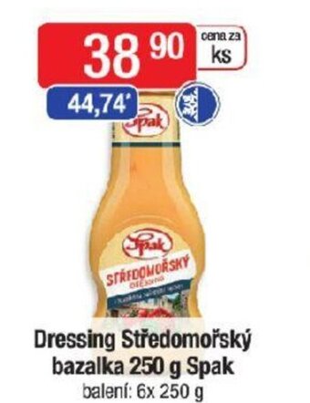Qanto Dressing Středomořský bazalka 250 g Spak nabídka