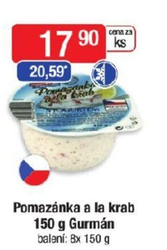 Qanto Pomazánka a la krab 150 g Gurmán nabídka