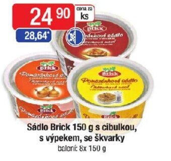 Qanto Sádlo Brick 150 g s cibulkou, s výpekem, se škvarky nabídka