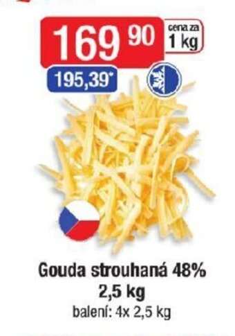 Qanto Gouda strouhaná 48% 2,5 kg nabídka