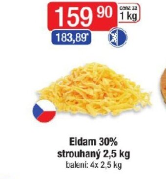 Qanto Eidam 30% strouhaný 2,5 kg nabídka