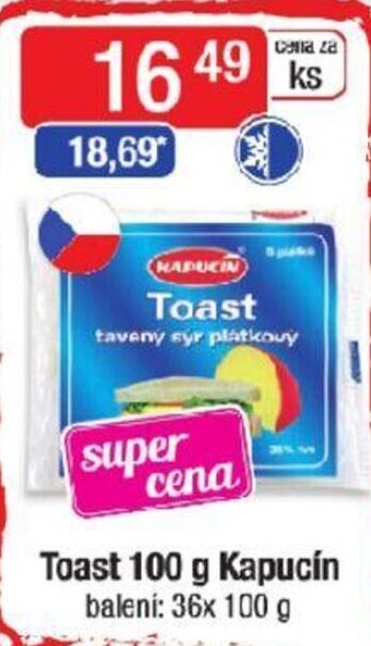 Qanto Toast 100 g Kapucín nabídka