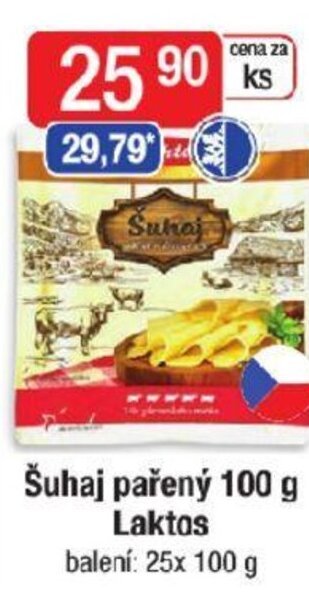 Šuhaj pařený 100 g Laktos