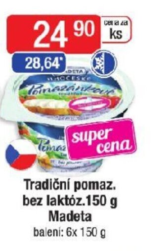 Qanto Tradiční pomaz. bez laktóz.150 g Madeta nabídka