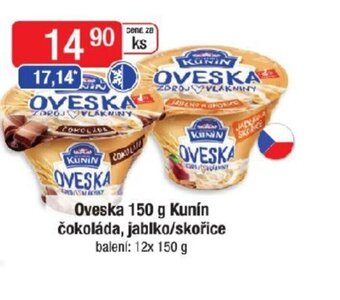 Qanto Oveska 150 g Kunín čokoláda, jablko/skořice nabídka