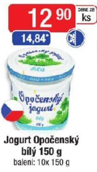 Qanto Jogurt Opočenský bílý 150 g nabídka