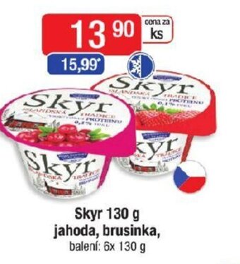Qanto Skyr 130 g jahoda, brusinka nabídka