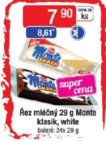 Qanto Řez mléčný 29 g Monte klasik, white nabídka