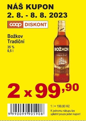 COOP DISKONT Božkov Tradiční nabídka