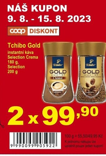 COOP DISKONT Tchibo Gold nabídka