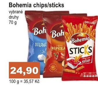 COOP DISKONT Bohemia chips/sticks nabídka