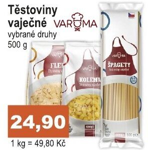 COOP DISKONT Těstoviny vaječné nabídka