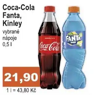 COOP DISKONT Coca-Cola Fanta, Kinley vybrané nabídka