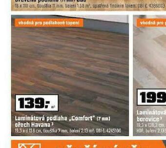 OBI Laminátová podlaha nabídka