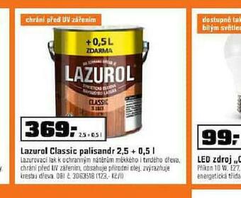 OBI Lazurol classic palisandr nabídka