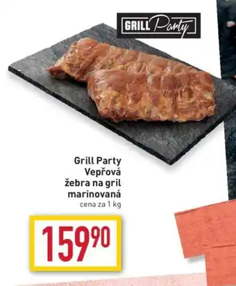 Billa Grill Party Vepřová žebra na gril marinovaná nabídka
