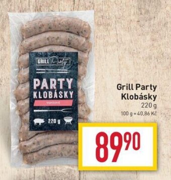 Billa Grill Party Klobásy nabídka