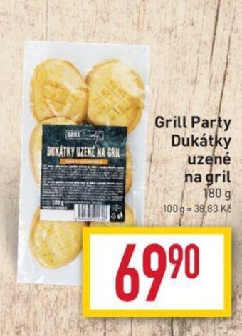 Billa Grill Party Dukátky uzené na gril nabídka