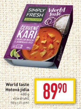 Billa World taste Hotová jídla nabídka