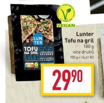 Billa Lunter Tofu na gril nabídka