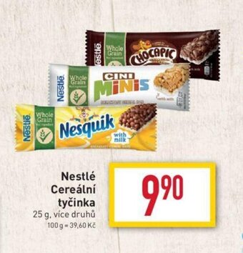 Billa Nestlé Cereální tyčinka nabídka