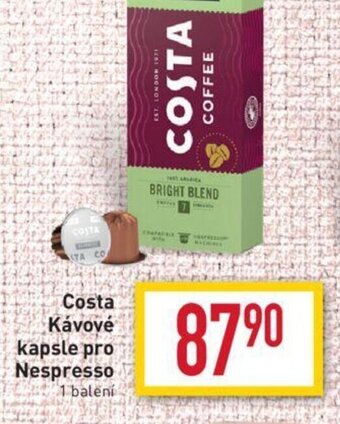 Billa Costa Kávové kapsle pro Nespresso nabídka