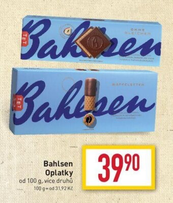 Billa Bahlsen Oplatky nabídka