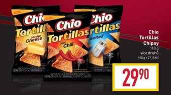 Billa Chio Tortillas Chipsy nabídka