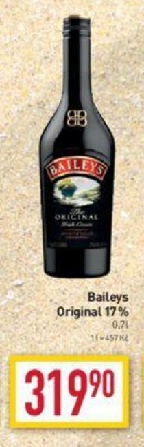 Billa Baileys Original 17% nabídka