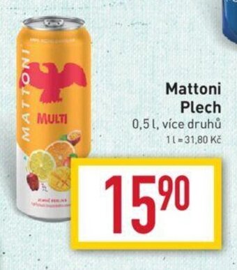Billa Mattoni Plech nabídka