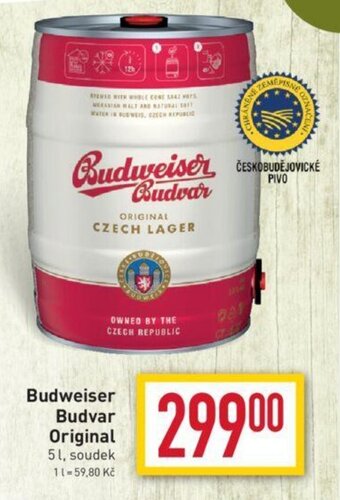 Billa Budweiser Budvar Original nabídka