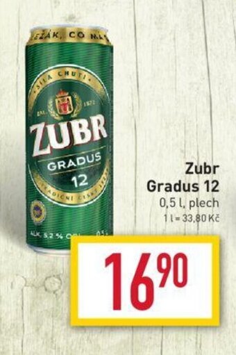 Billa Zubr Gradus 12 nabídka