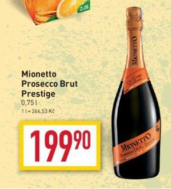 Billa Mionetto Prosecco Brut Prestige nabídka