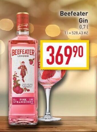 Billa Beefeater Gin nabídka