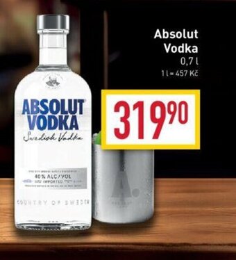Billa Absolut Vodka nabídka