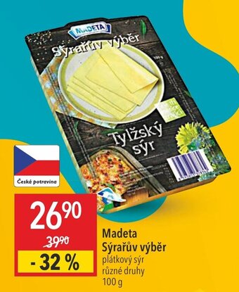 Globus Madeta Sýrařův výběr nabídka