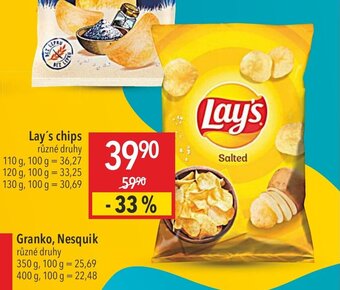 Globus Lay's chips nabídka