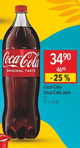 Globus Coca-Cola Coca-Cola zero 2l nabídka