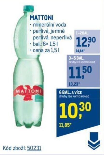 Makro MATTONI nabídka