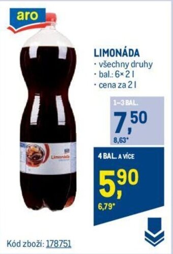 Makro LIMONÁDA nabídka