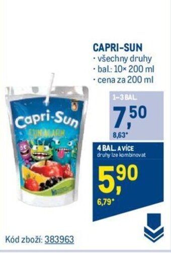 Makro CAPRI-SUN nabídka